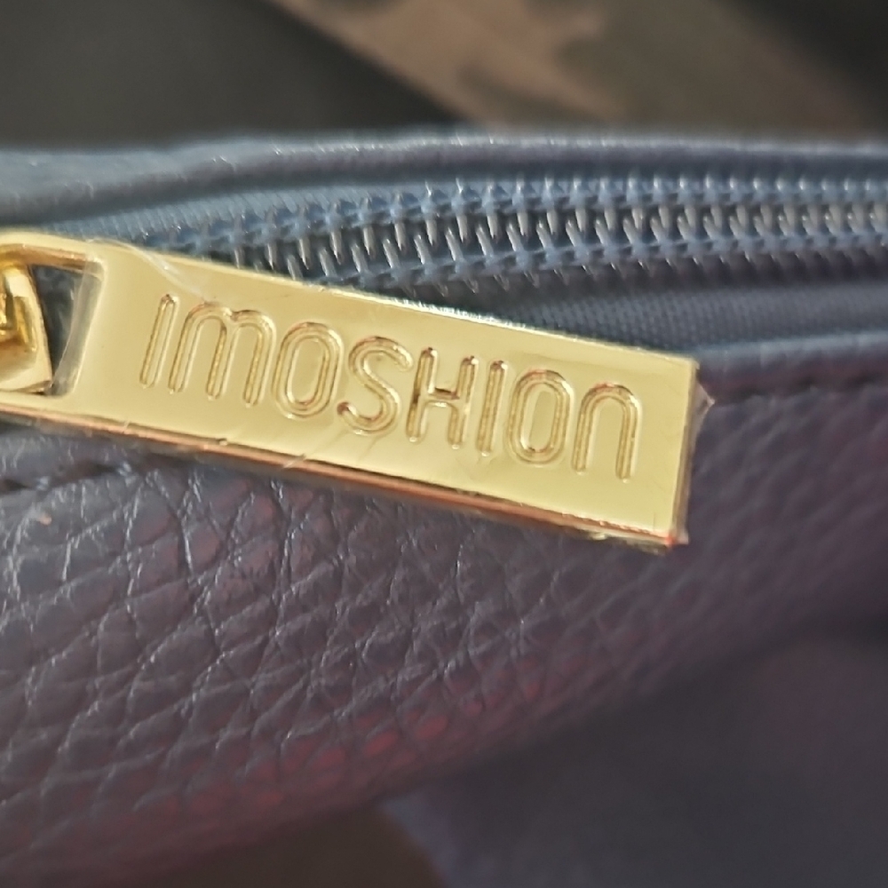 Imoshion Blue and Brown Hobo Bag - Picture 10 of 10